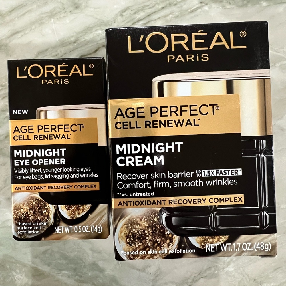 L'Oreal Midnight Cream and Eye Cream Duo NEW